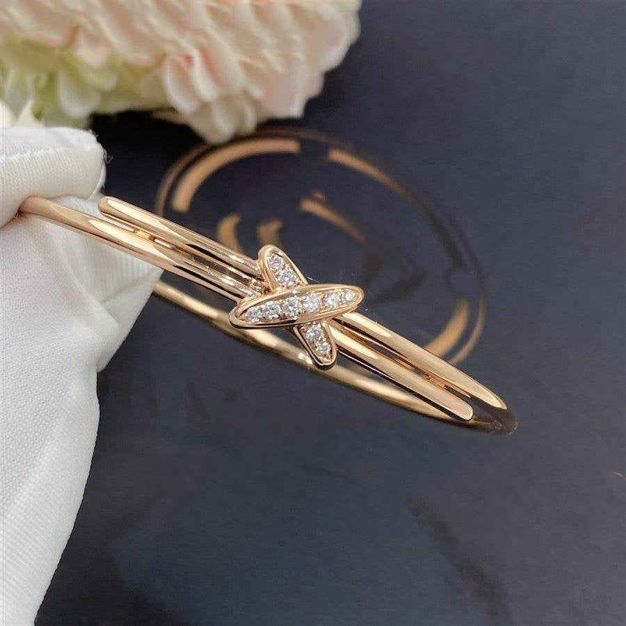 ˇGilded EraˇJEUX DE BRACELET PINK GOLD DIAMONDS