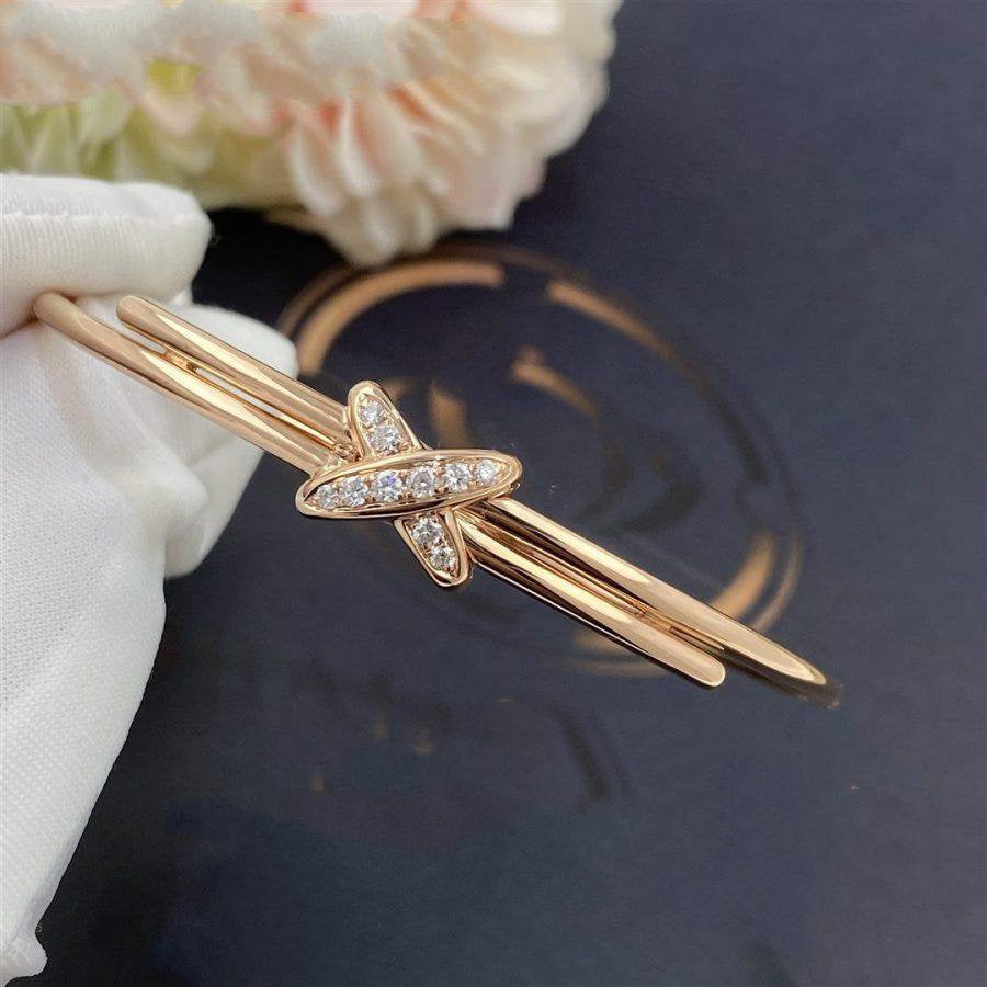 ˇGilded EraˇJEUX DE BRACELET PINK GOLD DIAMONDS