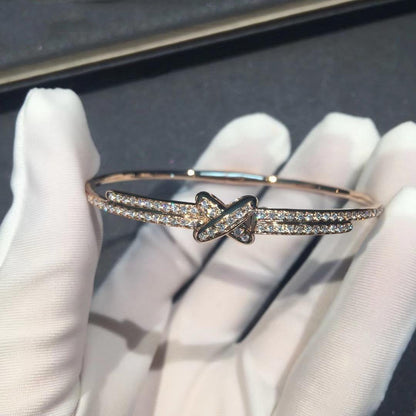 ˇGilded EraˇJEUX DE BRACELET DIAMONDS PINK GOLD