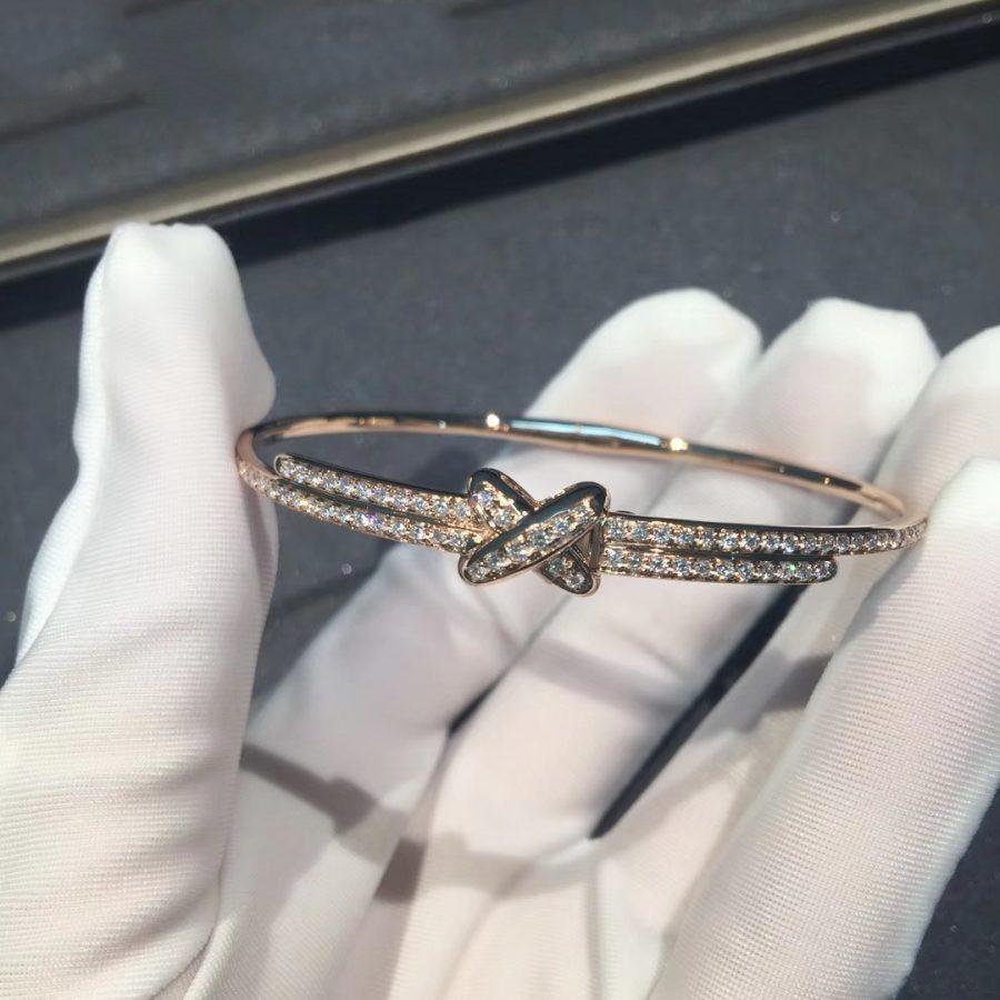 ˇGilded EraˇJEUX DE BRACELET DIAMONDS PINK GOLD