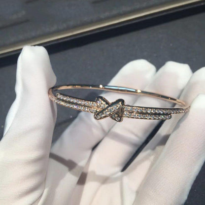 ˇGilded EraˇJEUX DE BRACELET DIAMONDS PINK GOLD