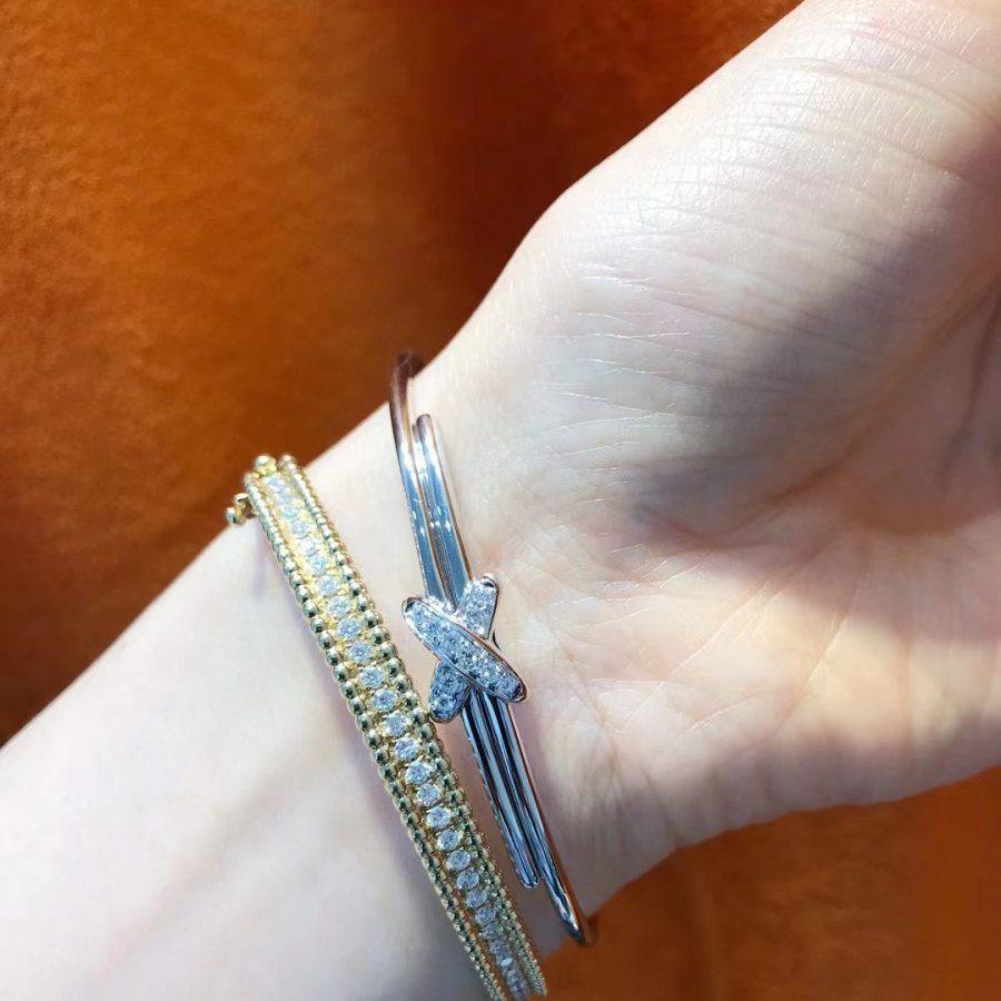 ˇGilded EraˇJEUX DE BRACELET SILVER DIAMONDS