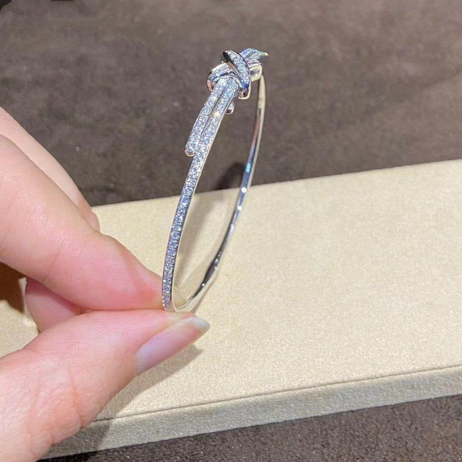 ˇGilded EraˇJEUX DE BRACELET DIAMONDS SILVER