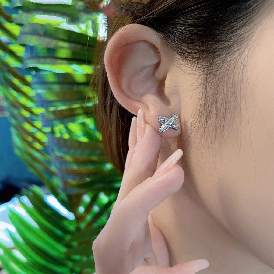 ˇGilded EraˇJEUX DE SILVER DIAMOND EARRINGS