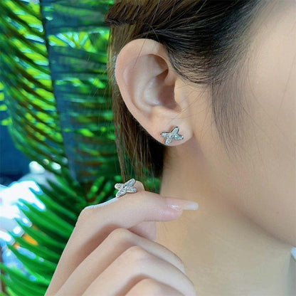 ˇGilded EraˇJEUX DE SILVER DIAMOND EARRINGS