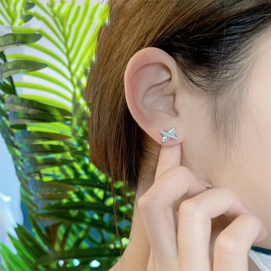 ˇGilded EraˇJEUX DE SILVER DIAMOND EARRINGS
