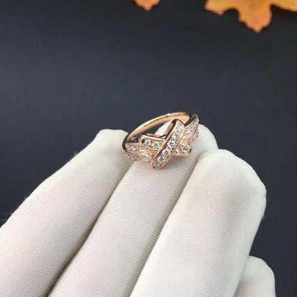 ˇGilded EraˇJEUX DE RING PINK GOLD DIAMOND