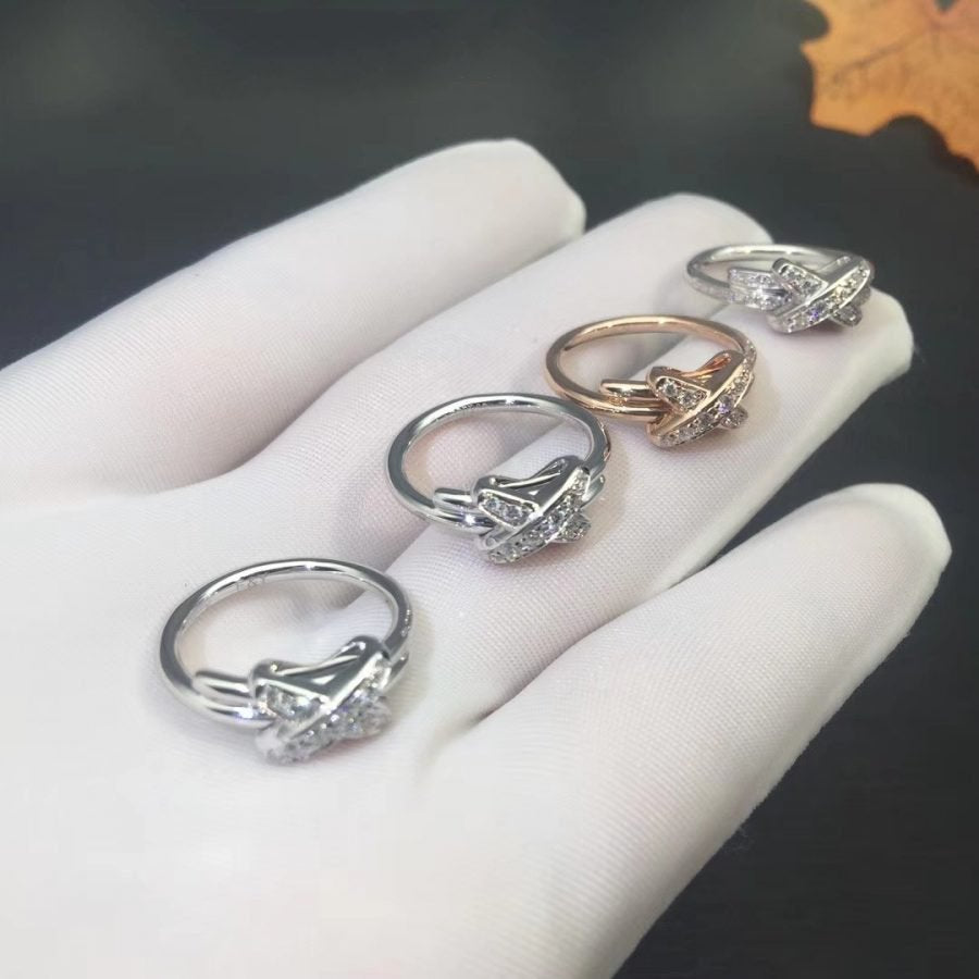 ˇGilded EraˇJEUX DE SILVER DIAMOND RING