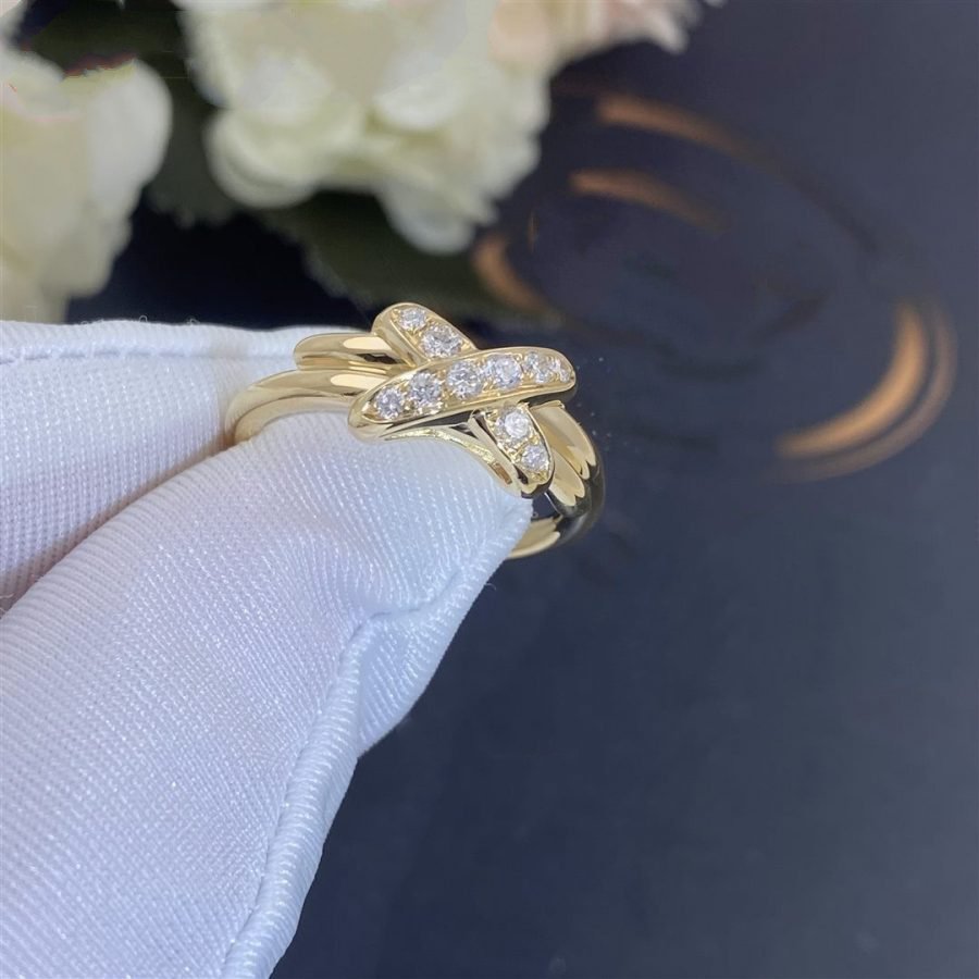 ˇGilded EraˇJEUX DE GOLD DIAMOND RING