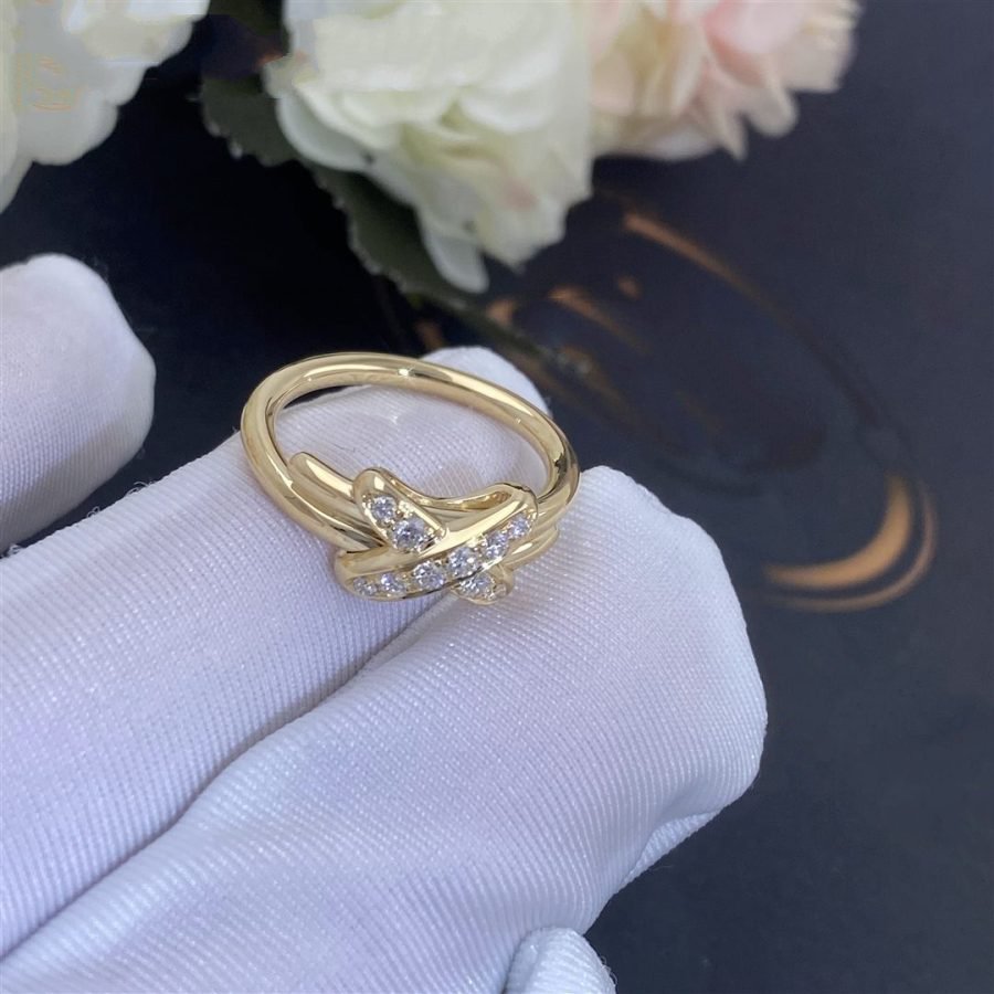 ˇGilded EraˇJEUX DE GOLD DIAMOND RING