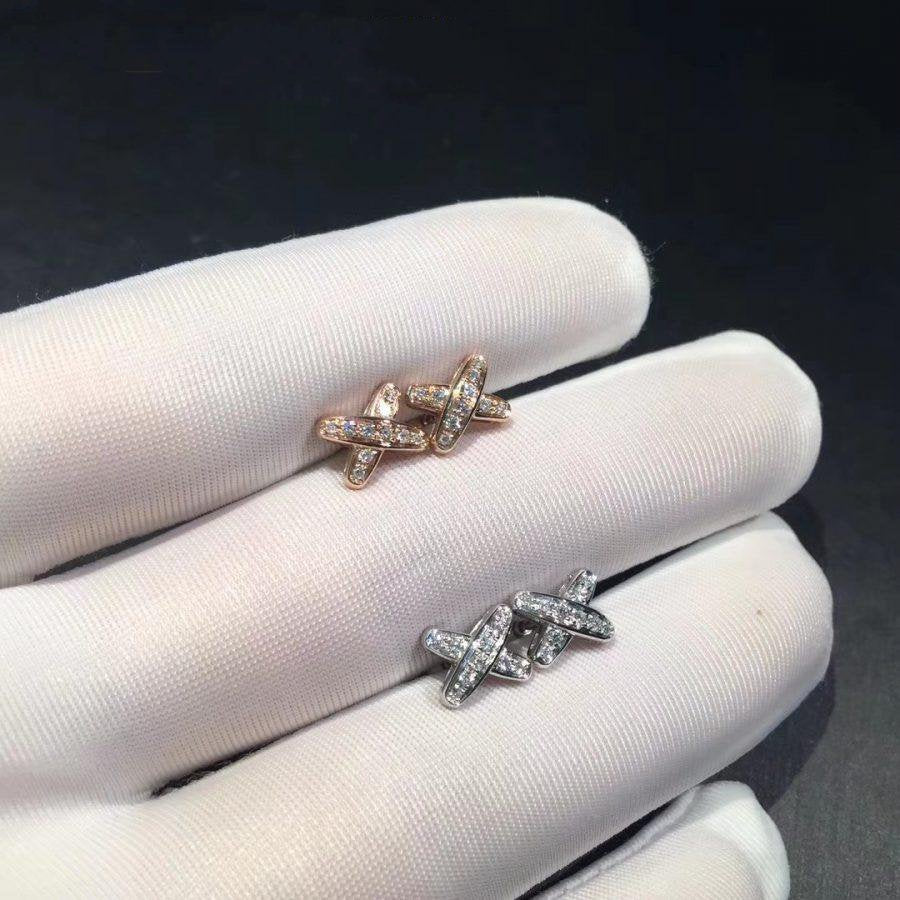 ˇGilded EraˇJEUX DE DIAMOND EARRINGS