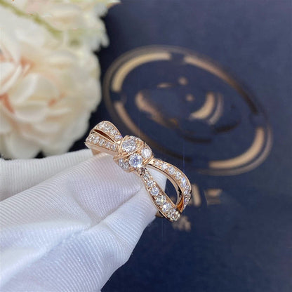 ˇGilded EraˇLIENS PINK GOLD DIAMOND RING