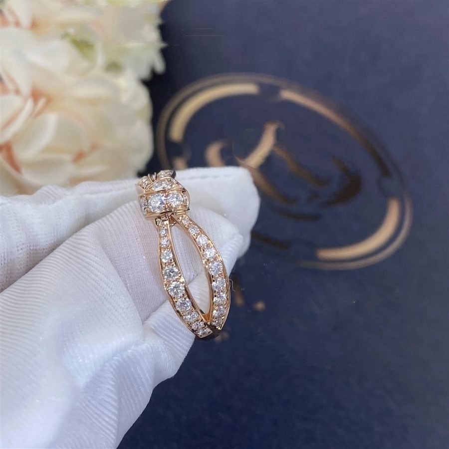 ˇGilded EraˇLIENS PINK GOLD DIAMOND RING