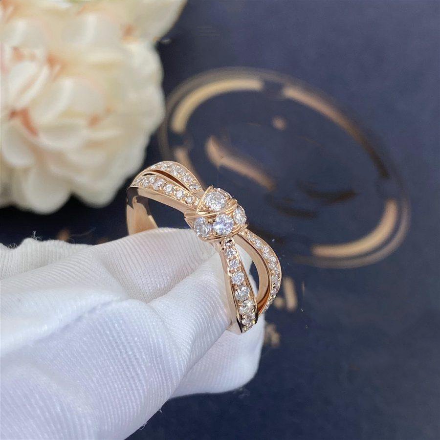 ˇGilded EraˇLIENS PINK GOLD DIAMOND RING