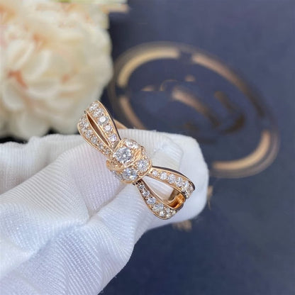 ˇGilded EraˇLIENS PINK GOLD DIAMOND RING