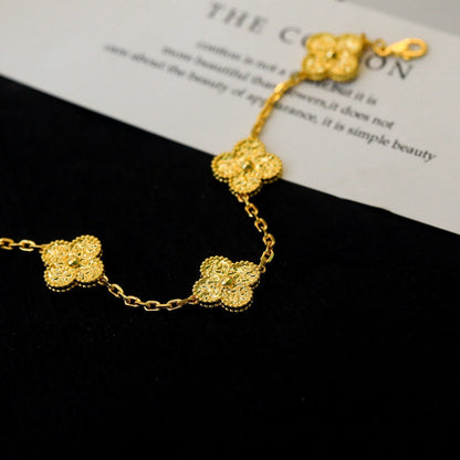 ˇGilded EraˇCLOVER 5 MOTIFS BRONZING BRACELET