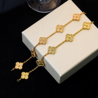 ˇGilded EraˇCLOVER 5 MOTIFS BRONZING BRACELET