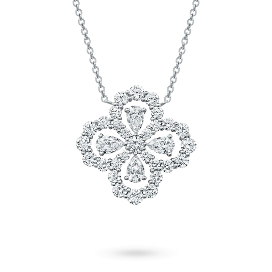 ˇGilded EraˇLOOP NECKLACE FULL MOTIF DIAMOND 16MM MULTIPLE COLORS