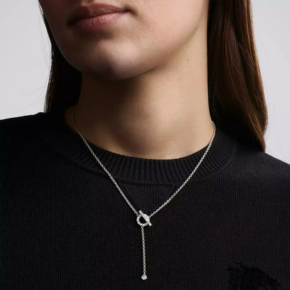 ˇGilded EraˇFINESSE SILVER DIAMOND NECKLACE