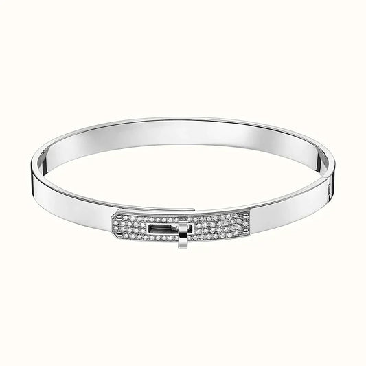 ˇGilded EraˇKELLY SILVER DIAMOND BRACELET