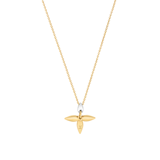 ˇGilded EraˇLOUISETTE PEDANT GOLD NECKLACE