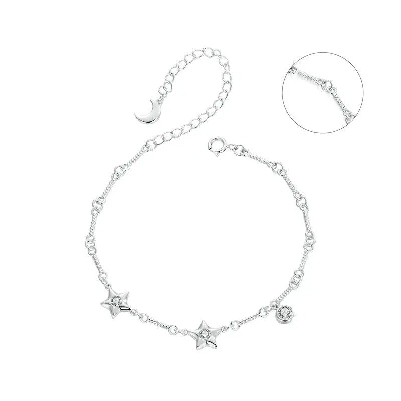 [STREET]Adjustable LengthCharm Chain Bracelet Gift