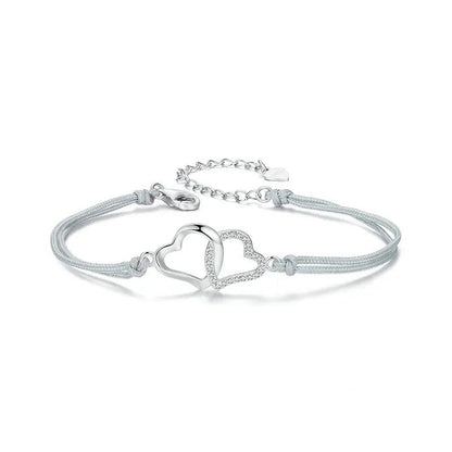 [STREET] Zartes graues Seilgliederarmband für Frauen und Teenager