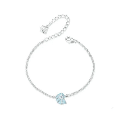 [STREET]Blue Seashell Link Chain Bracelets