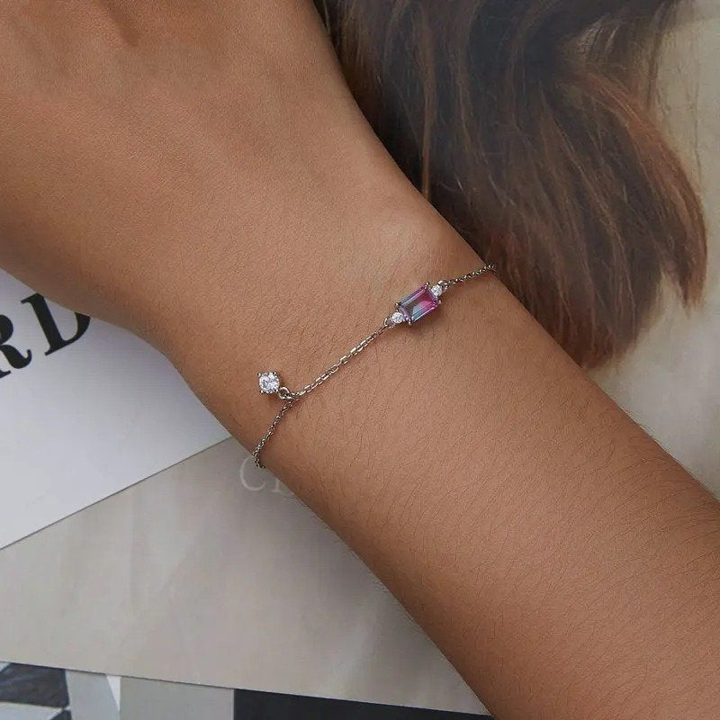 [STREET] Synthetisches Turmalin-Armband für Damen