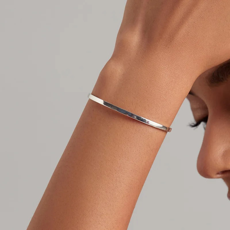 [STREET]Engrave Courage Bangle Nothing is impossible Fashion