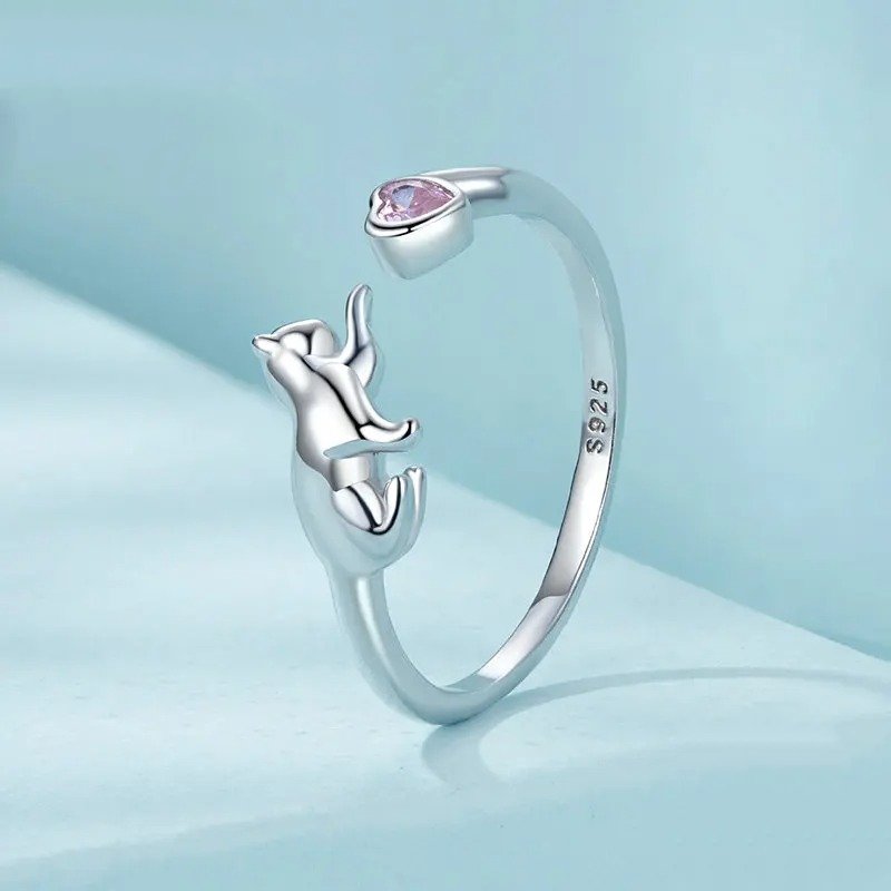 [STREET]Lovely Pet Animals Open Ring Statement Ring
