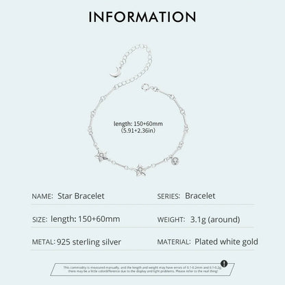 [STREET]Adjustable LengthCharm Chain Bracelet Gift