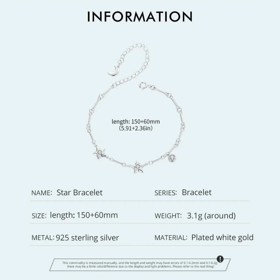 [STREET]Adjustable LengthCharm Chain Bracelet Gift