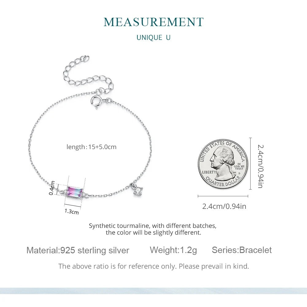 [STREET]Synthetic Tourmaline Bracelet for Women