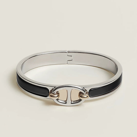 ˇGilded EraˇCLIC CHAINE SILVER BRACELET