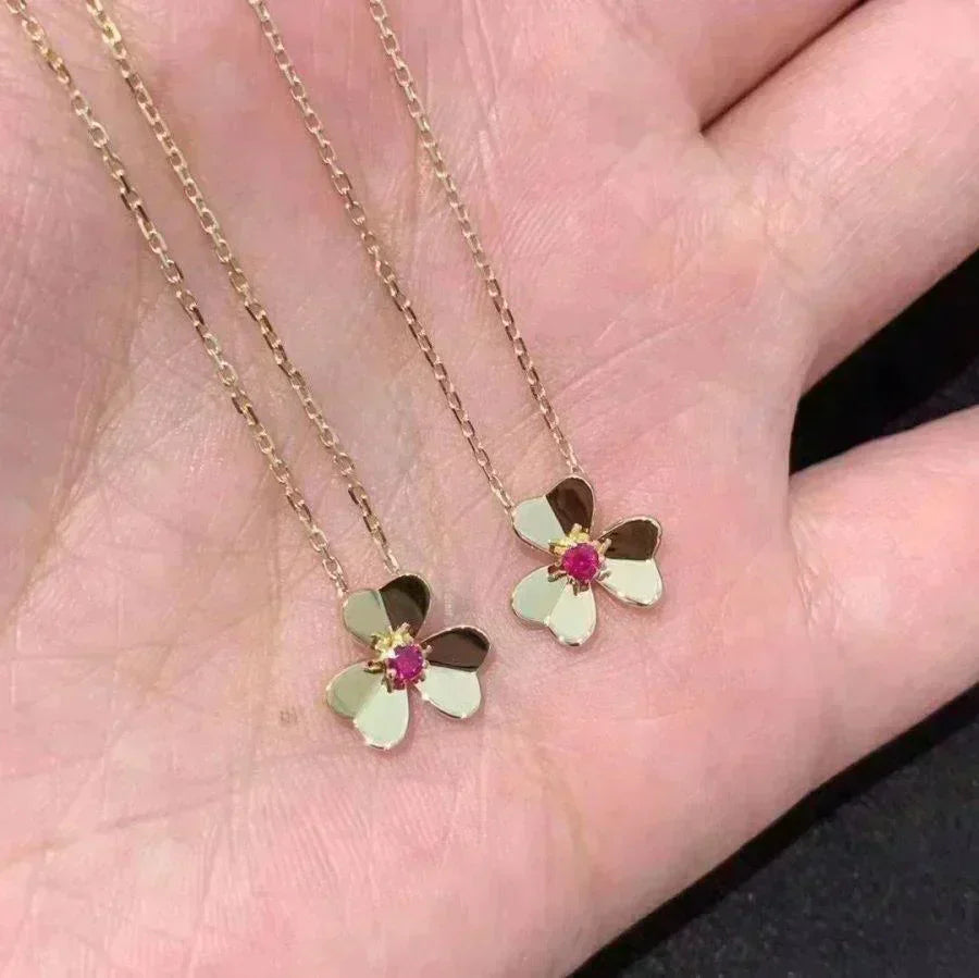 ˇGilded EraˇFRIVOLE GOLD FLOWER NECKLACE