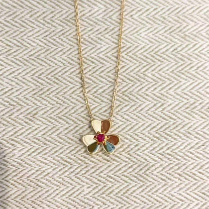 ˇGilded EraˇFRIVOLE GOLD FLOWER NECKLACE