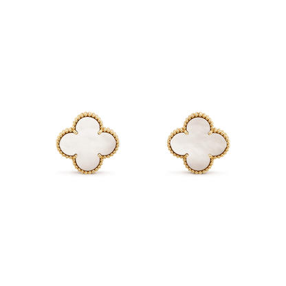 ˇGilded EraˇCLOVER MINI GOLD EARRINGS