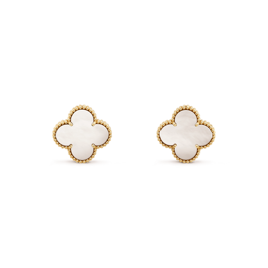ˇGilded EraˇCLOVER MINI GOLD EARRINGS
