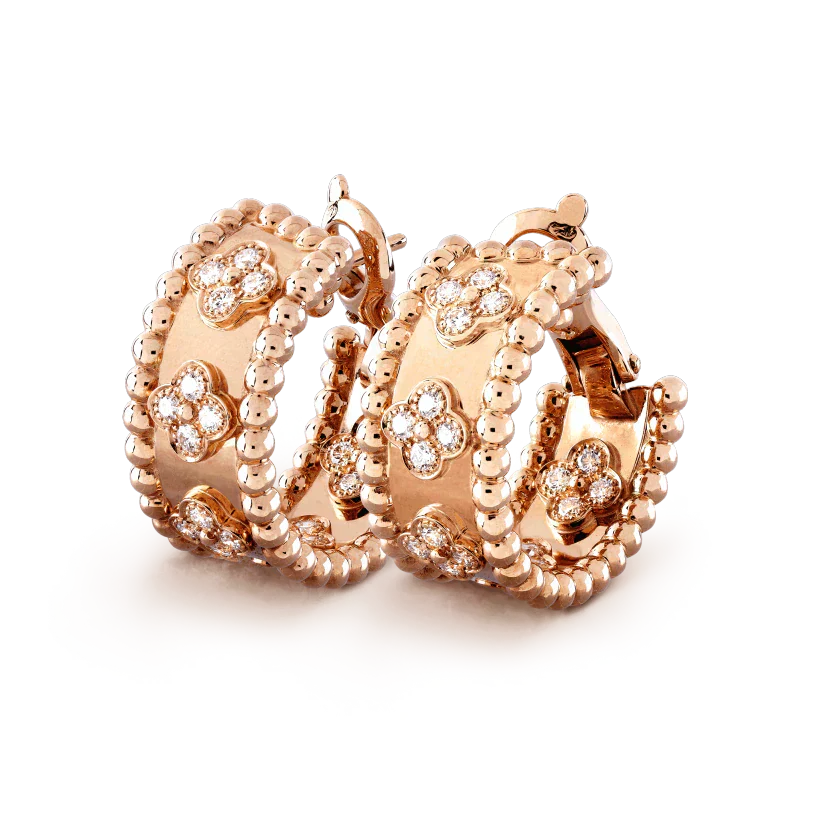 ˇGilded EraˇPERLEE DIAMOND EARRINGS