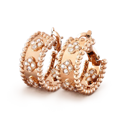 ˇGilded EraˇPERLEE DIAMOND EARRINGS