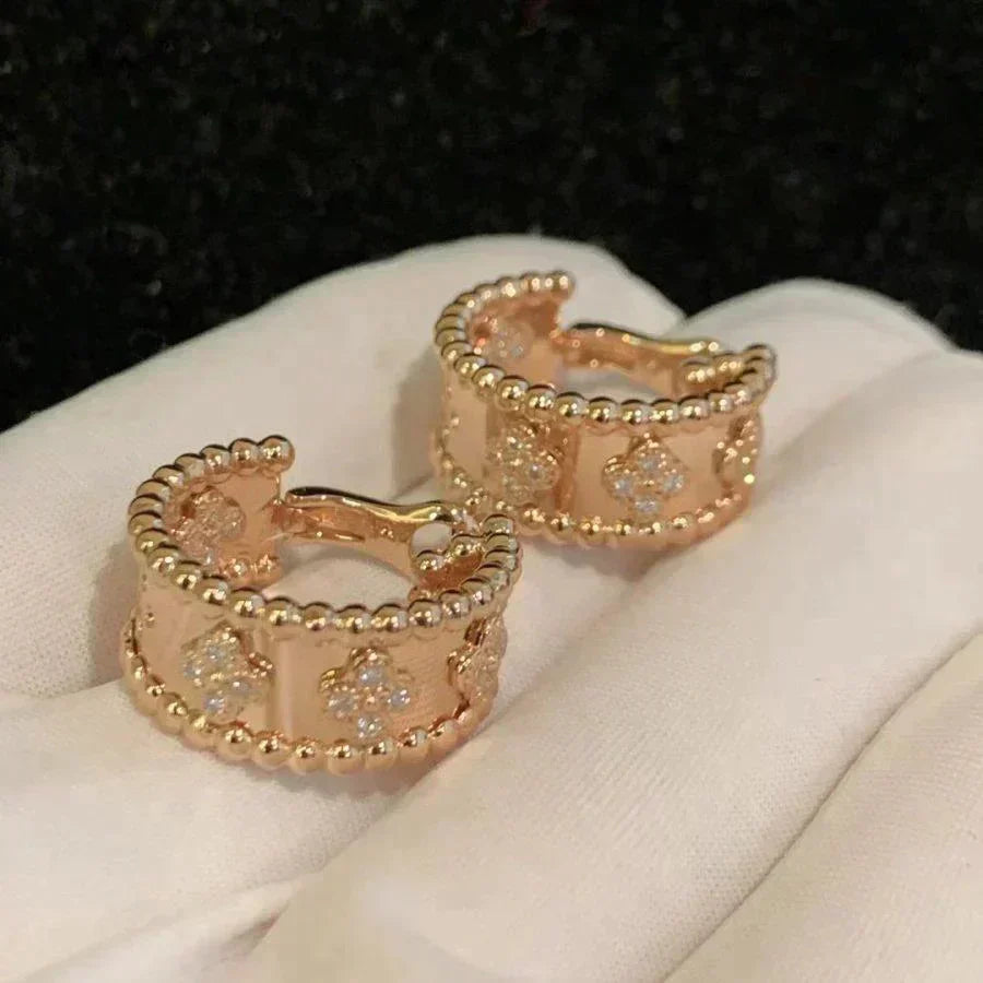 ˇGilded EraˇPERLEE DIAMOND EARRINGS