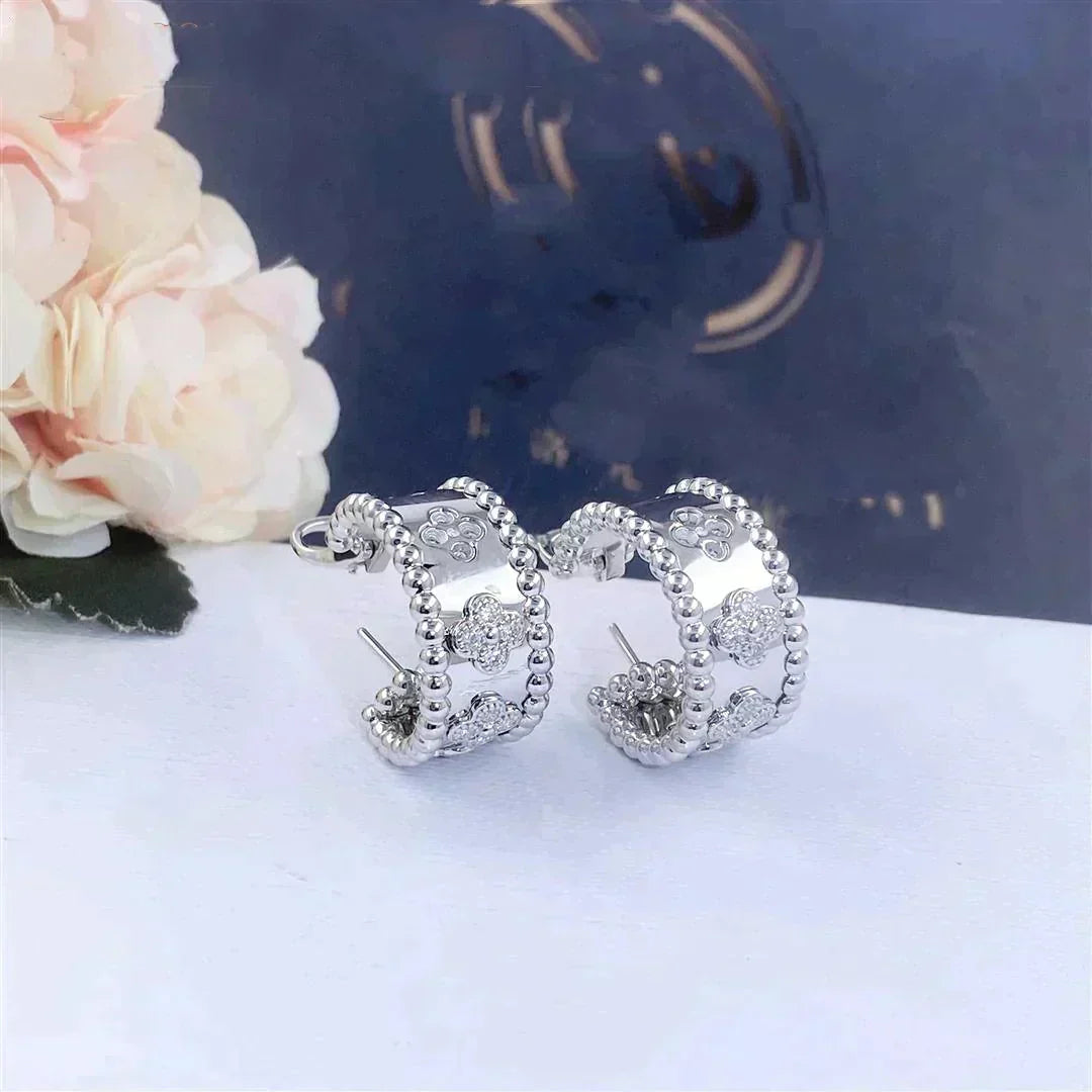 ˇGilded EraˇPERLEE DIAMOND EARRINGS
