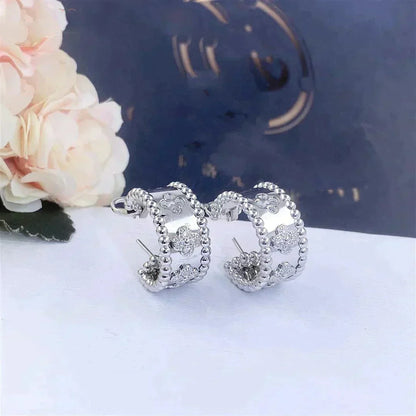 ˇGilded EraˇPERLEE DIAMOND EARRINGS
