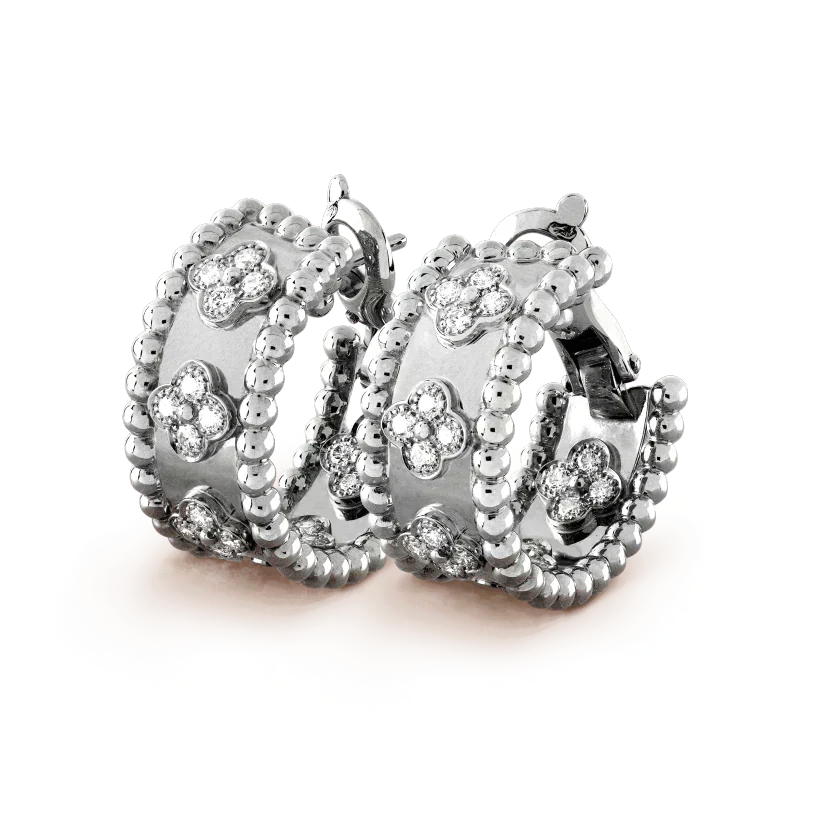 ˇGilded EraˇPERLEE DIAMOND EARRINGS