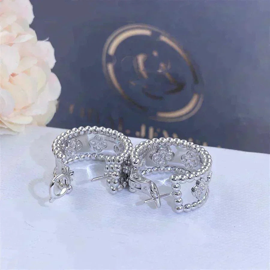 ˇGilded EraˇPERLEE DIAMOND EARRINGS