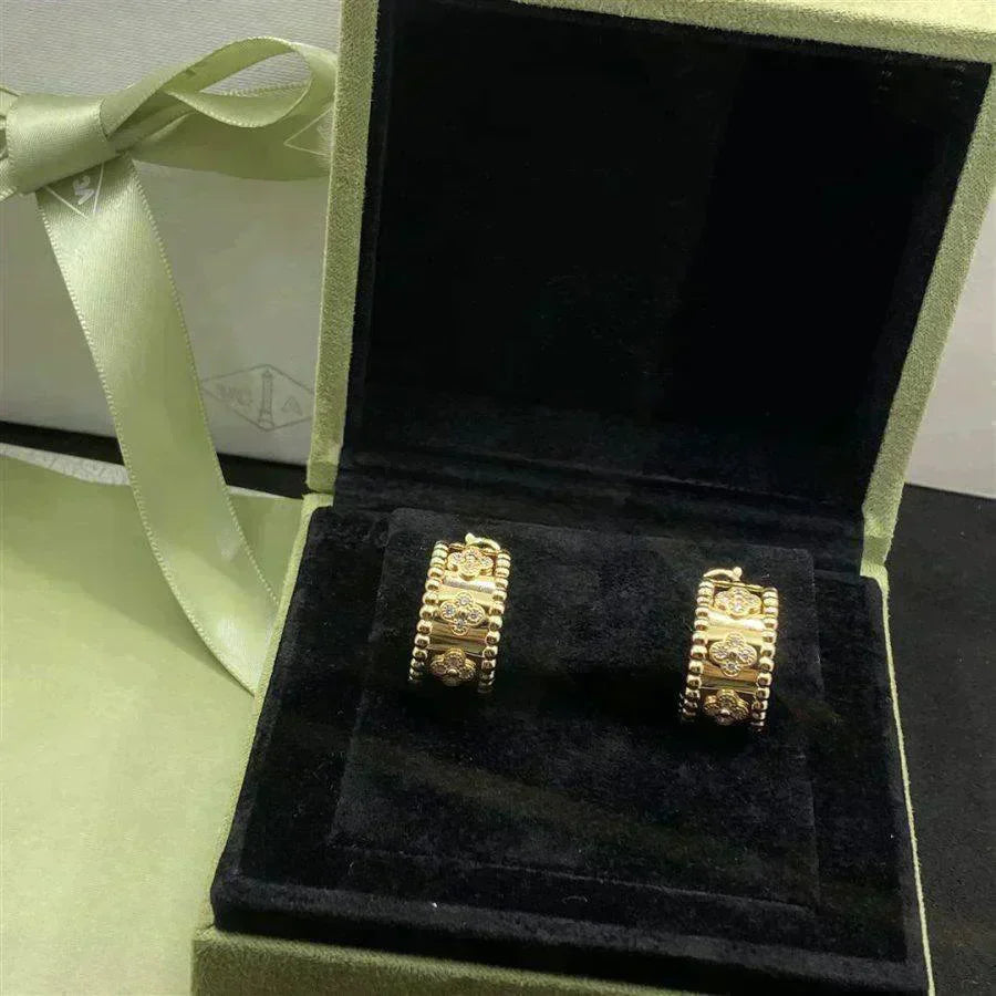 ˇGilded EraˇPERLEE DIAMOND EARRINGS