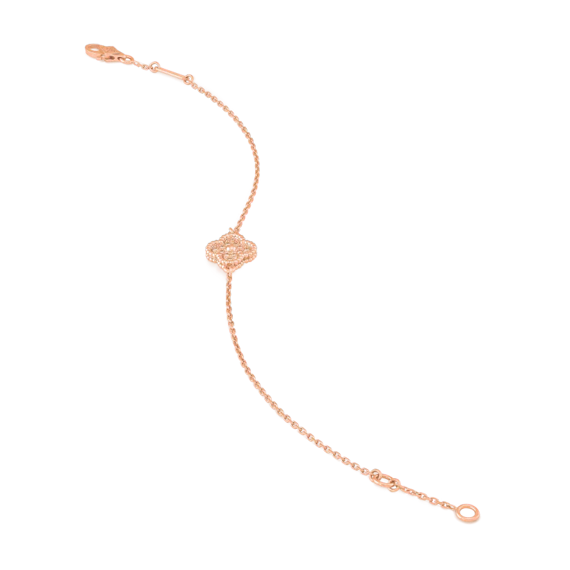 ˇGilded EraˇCLOVER SINGLE FLOWER BRACELET