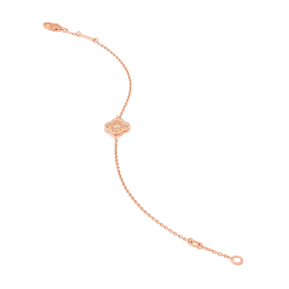 ˇGilded EraˇCLOVER SINGLE FLOWER BRACELET