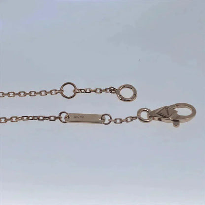 ˇGilded EraˇCLOVER WHITE MOP SINGLE FLOWER BRACELET